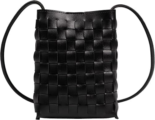 Woven Small Crossbody Bags Cell Phone Purse for Women Teen Girls Small Shoulder Phone Bag على Amazon.ae - متتبع الأسعار