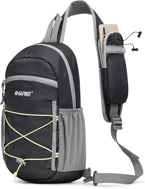 G4Free RFID Blocking Crossbody Sling Chest Bag Hiking Daypack Backpack Water Resistance Nylon with Front Phone Pocket for Women Men on Amazon.ae - Price Tracker