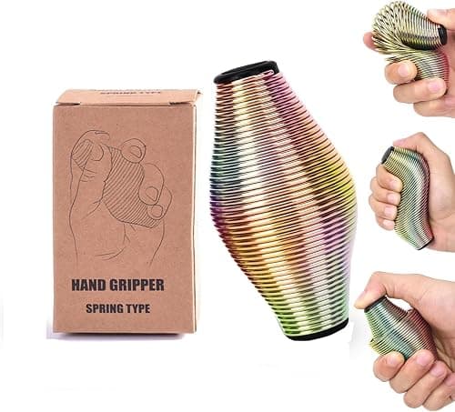 Metal Fidget Spring Toys Adults, Easter Basket Stuffers Filler Gift for Kids Teen Boy Men, Quiet Cool Stuff Gadgets Office Desk Stress Relief Ball Sensory Tool ADHD Fingears Grip Figette Anxiety Item on Amazon - Best Deal Finder