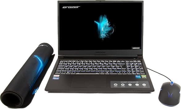 Medion Erazer Crawler E30 15.6 HD Gaming Laptop - (Intel Core i5-12450H, 8GB RAM, 512GB SSD, Nvidia GeForce RTX 3050, Windows 11H) - Black on Amazon.ae - Price Tracker