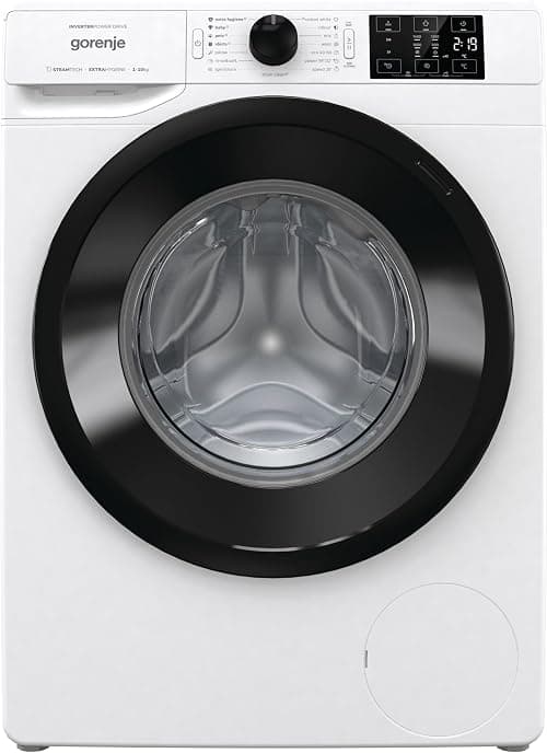 Gorenje WNEI14BS 10 Kg Fully Automatic Front Load Washing Machine, 16 Programs, Energy and Water Efficient, Stain Removal System, 1400 RPM, White, 1 Year Warranty on Amazon.ae - Price Tracker
