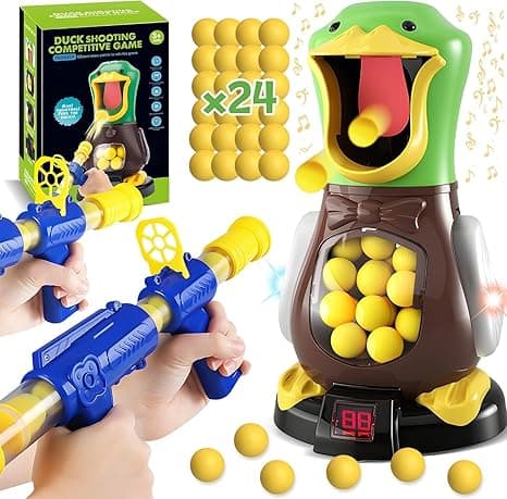 ORCHID M®Shooting Duck Target Game for Kids 3-5 Years, 2 Packs of Toy Foam Blasters with Movable Target, Interactive Competition Game Gift for Boys and Girls Ages 6 7 8 9+ Years Old on Amazon.ae - Price Tracker