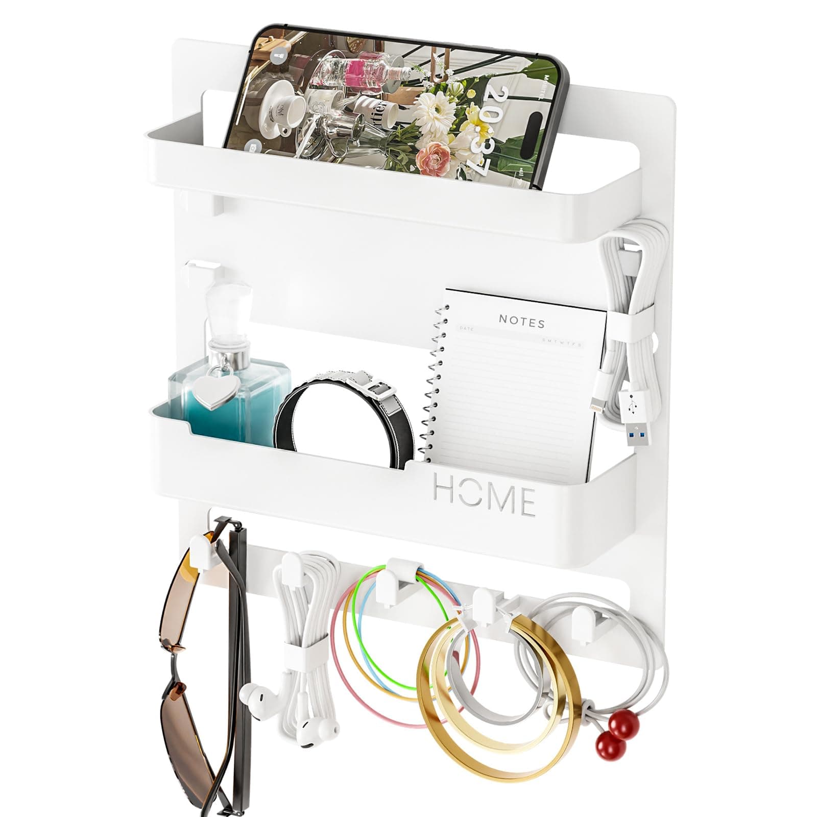 KUKUMAJI Floating Shelves for Bedside Shelf Accessories Organizer, Wall Mount Self Stick On, Cute Room Decor Aesthetic, Cool Stuff For Bedroom Storage And Organization, Bedside Shelf Wall Mount on Amazon.ae - Price Tracker