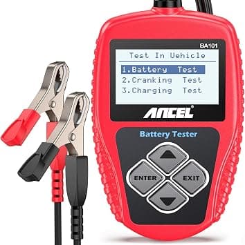 ANCEL BA101 Car Battery Tester, 12V Digital Automotive Alternator Meter Diagnostic Tool,100-2000 CCA Load Capacity, Charging & Cranking Analyzer for Truck, Boat, RV, Marine Vehicle, and More on Amazon.ae - Price Tracker