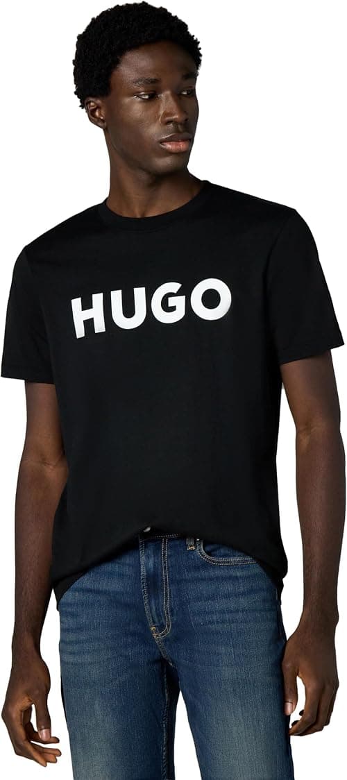 HUGO mens Print Logo Short Sleeve T-shirt T-Shirt on Amazon - Best Deal Finder
