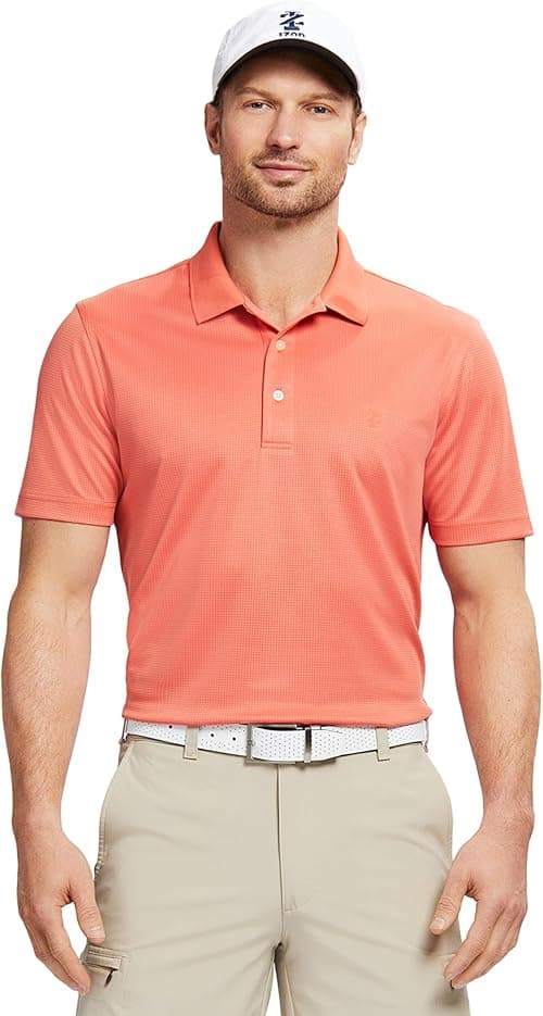 IZOD Men's Performance Golf Grid Polo on Amazon.ae - Price Tracker