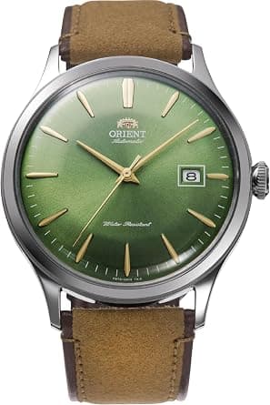 ORIENT 'Bambino Version 4' Japanese Automatic/Hand Winding Stainless Steel and Leather Dress Watch on Amazon.ae - Price Tracker