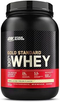 Optimum Nutrition (ON) Gold Standard 100% Whey Protein Powder Primary Source Isolate, 24 Grams of Protein for Muscle Support and Recovery - Vanilla Ice Cream, 2 Lbs, 29 Servings (899 Grams) - Amazon.sa Price Tracker