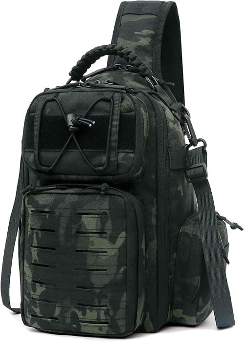 ANTARCTICA Tactical Sling Bag Men Backpack Shoulder Bag Work Bag Molle Pack DayPack على Amazon.ae - متتبع الأسعار