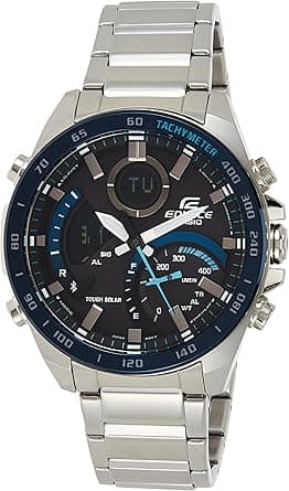 Casio Edifice Bluetooth Connect Analog-Digital Black Dial Men's Watch on Amazon.ae - Price Tracker