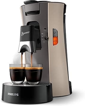 Philips Domestic Appliances Senseo Select CSA240/30 Coffee Pod Machine - Coffee Strength Selection Plus, Memo Function, Recycled Plastic, Beige on Amazon.ae - Price Tracker