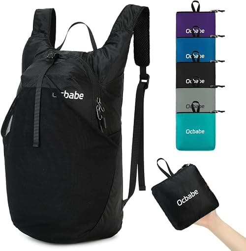 15L Small Packable Lightweight Backpack Hiking Daypack Water Resistant Foldable Outdoor Camping Travel Bag for Women Men على Amazon.ae - متتبع الأسعار
