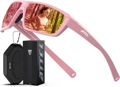 ATTCL Polarized Wrap Sunglasses for Men: Rectangle TR90 Frame, UV400 Protection Sport Glasses for Running, Driving, Fishing and Outdoor Activities on Amazon - Best Deal Finder