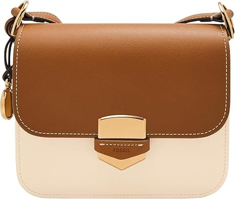 Fossil Women's Lennox Leather Large or Small Flap Crossbody Purse Handbag For Women on Amazon.ae - Price Tracker