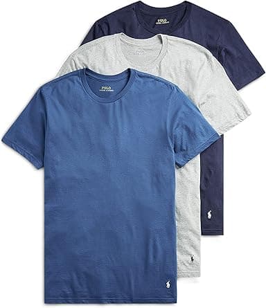 POLO RALPH LAUREN mens Slim Fit Cotton Crew Tee Undershirt (pack of 3) on Amazon.ae - Price Tracker