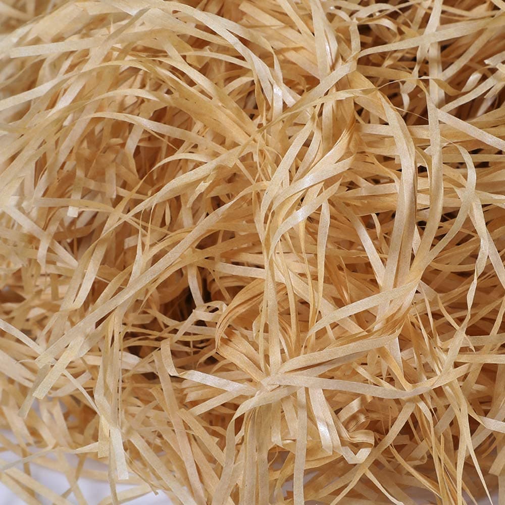 Red Dot Gift® 100 gram Raffia Paper Shreds Strands Eco-friendly Shredded Crinkle Confetti Crinkle Cut Filling Shredded Paper for Hamper Gift Box Filling (Golden Brown) on Amazon.ae - Price Tracker