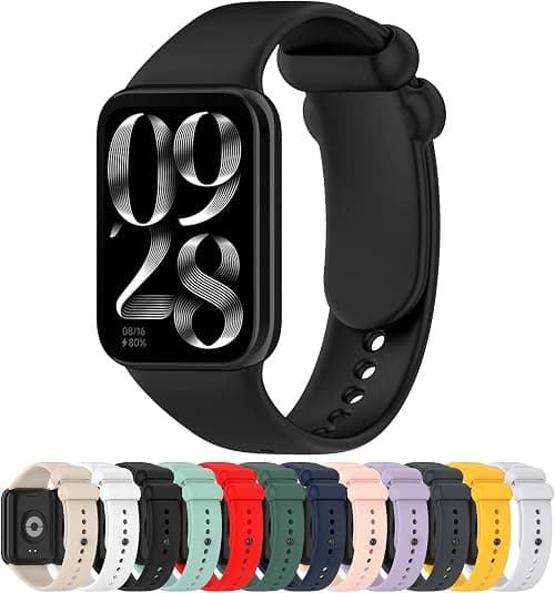 Compatible with Xiaomi Smart Band 8 Pro Bands, Replacement Silicone Wrist Watch Band Strap, Soft And Durable for Men and Women(Black) on Amazon.sa - Price Tracker
