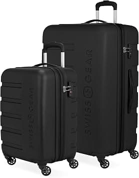 SwissGear 7366 Hardside Expandable Luggage with Spinner Wheels, Black, 2-Piece Set (19/27), 7366 Hardside Expandable Luggage With Spinner Wheels على Amazon.ae - متتبع الأسعار