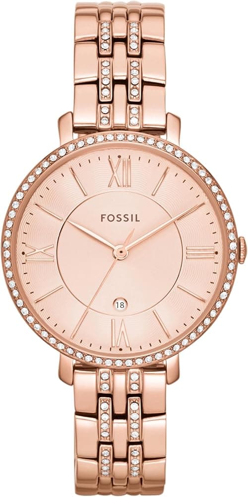 Fossil Women's Quartz Watch, Analog Display and Stainless Steel Strap on Amazon.ae - Price Tracker