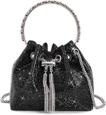 Sweetovo Bling Crystal Rhinestone Purse for Women Sparkly Clutch Handbag Crossbody Bag for Evening Wedding Party Prom on Amazon.ae - Price Tracker