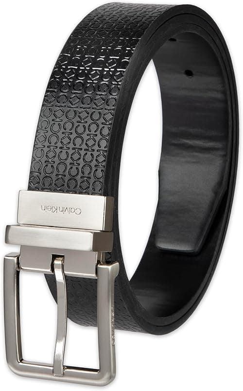 Calvin Klein Men's Smooth Leather Reversible Belt Smooth Leather Reversible Belt on Amazon.ae - Price Tracker