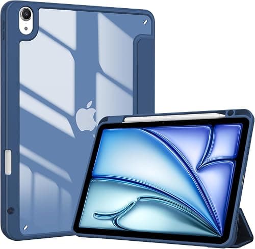 ProCase Smart Case for iPad Air 11-inch M4 (2026, 8th Gen) / M3 (2025) / M2 (2024) & 10.9 Inch iPad Air 5th (2022) & 4th (2020), Protective Cover with Pencil Holder -Navy on Amazon.ae - Price Tracker