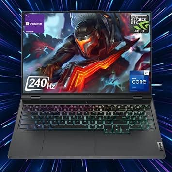 Lenovo Legion Pro High-Performance i9 Gaming Laptop, 16" WQXGA 240Hz, Intel Core i9-14900HX, NVIDIA GeForce RTX 4090, 64GB DDR5 RAM, 4TB SSD, HDMI, RGB Backlit KB, Wi-Fi 6, Win 11 Pro (US Version) on Amazon.ae - Price Tracker