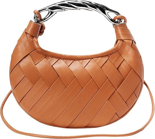 Handbag for Women, Crossbody Bag, Woven Handbag, Luxury Evening Party Purse with Adjustable Chain Strap, Arabic Wedding Clutch Gift on Amazon.ae - Price Tracker