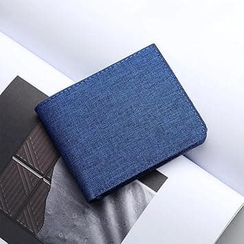 Canvas Men Wallet Stylish Male Card Holder Money Bag Business Trips Travel Organizing Essentials, BU on Amazon.ae - Price Tracker