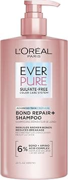 L'OREAL PARIS Bond Repair Sulfate Free Shampoo for Damaged Hair, Strengthening Hair Care with Citric Acid, Repairs Weak Hair Bonds, EverPure, 23 Fl Oz on Amazon.ae - Price Tracker
