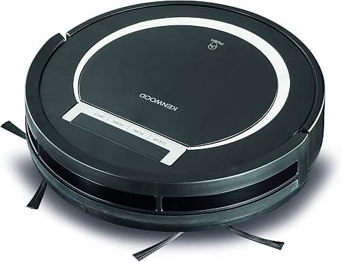 Kenwood Smart Robot Vacuum Cleaner, 2-in-1 Vacuuming, Smart Drop Proof Technology, Virtual Wall, Ideal for Pet Hair Hard Floor and Carpet 0.5 Suction Power, super silent 65 DB,VRP10.000bk, Black on Amazon.ae - Price Tracker
