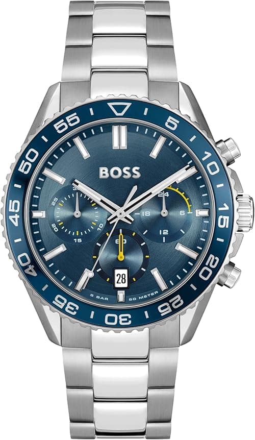 Boss RUNNER Men Watch, Analog on Amazon.ae - Price Tracker
