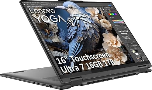 Lenovo Yoga 7i, 16" 2-in-1 Laptop, Intel Ultra 7 155U, 16GB DDR5, 1TB SSD | FHD+ Touchscreen, Business AI PC, 2x Thunderbolt 4, Long Battery Life, Numeric Keypad, Backlit, FP, IR Webcam, Win 11 Home on Amazon.ae - Price Tracker