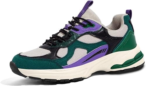 LUCKY STEP Women's Platform Chunky Fashion Sneakers Mesh Casual Running Tennis Workout Sport Work Trendy Athletic Walking Shoes on Amazon.ae - Price Tracker