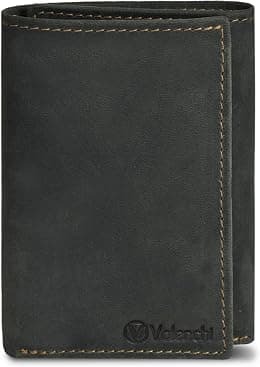 VALENCHI Men's Genuine Leather Rfid Blocking Slim Trifold Wallet With 7 Cards+1 Id Window+2 Note Compartments - Amazon.ae Price Tracker