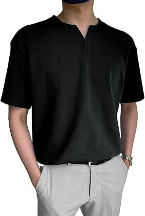 GRECIILOOKS Men Solid Regular Fit Casual Men T-Shirt on Amazon.ae - Price Tracker