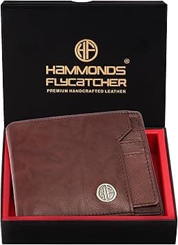 HAMMONDS FLYCATCHER Wallet for Men Leather Original, Mens Wallet, Leather Wallets for Men Stylish, Bi-Fold Wallets for Man, 6 Card Slots, Easy Access Card Slots, Coin Pocket, Gift for Mens, Antique on Amazon.ae - Price Tracker