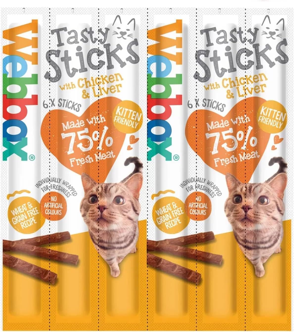 Webbox Tasty Cat Sticks Chicken & Liver 30g on Amazon.ae - Price Tracker