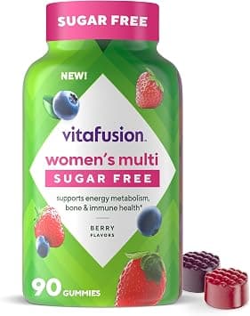 Vitafusion Women’s Sugar Free Daily Multivitamin Supplement, Adult Gummy Vitamin for Energy, Bone & Immune Support*, 90 Count on Amazon.ae - Price Tracker
