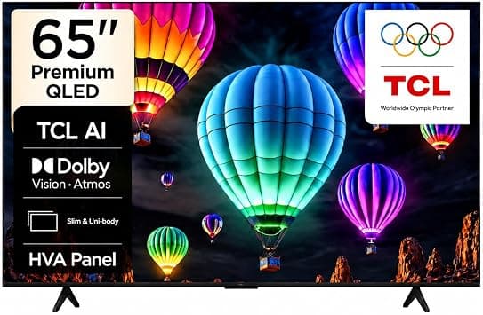 TCL 65T69D Google Television 65 Inch T69D QLED 4K Smart TV (2026 Model) 65" Ultra HD TV with Colorful Quantum Crystal HDR 10+, Superior Picture Quality, Dolby Vision + Atmos, DTS Virtual:X - 65T69D - Amazon.sa Price Tracker