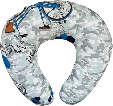 LittleBee Nursing Pillows for Breastfeeding, Ultimate Support for Mom and Baby,NewBorn Essentials Breastfeeding Soft Pillows,Hypoallergenic & Detachable Cotton Cover,Prints((Grey cycle) on Amazon.ae - Price Tracker