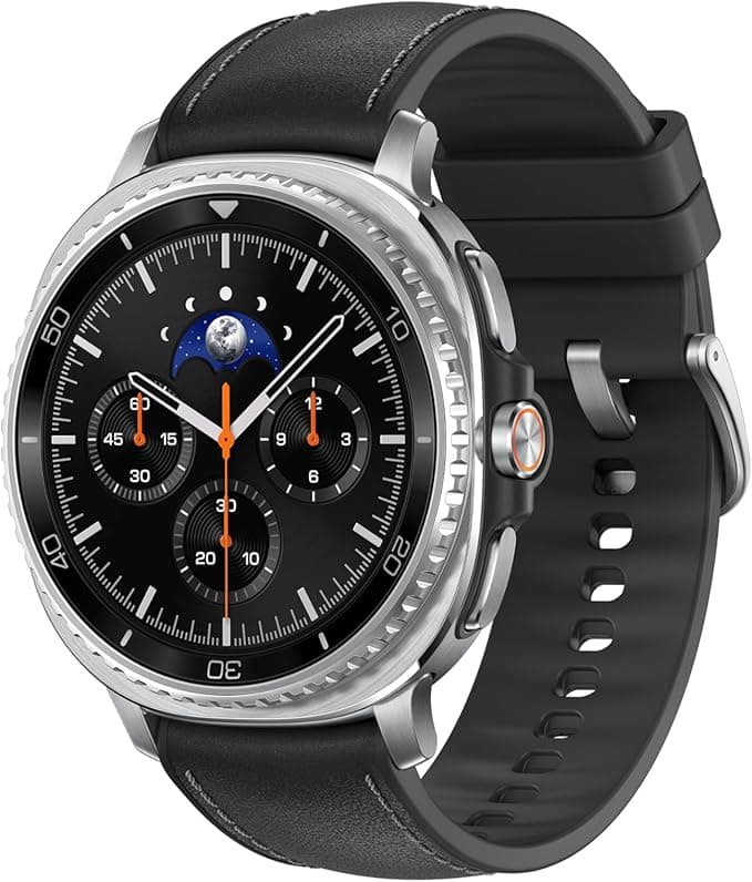 Samsung Galaxy Watch8 Classic Black, Bluetooth, 46mm Smartwatch, Cushion Design, Rotating Bezel, Quick Button, 3nm Processor, Sleep Coaching, Running Coach (UAE Version) on Amazon.ae - Price Tracker