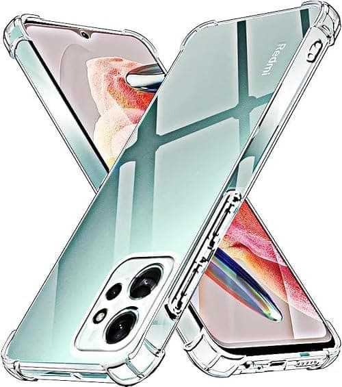 Back Cover for REDMI Note 12 4G, Transparent, Shock Proof Cover For Redmi Note 12 4G Global TPU Phone Case Clear (Clear) على Amazon.ae - متتبع الأسعار