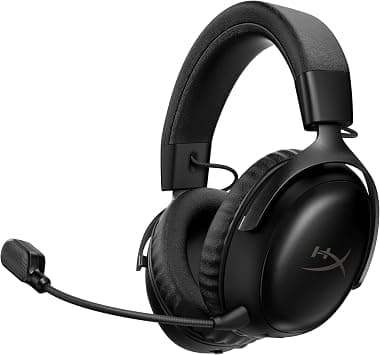 HyperX Cloud III S – Wireless Gaming Headset for Multi-Platform, 2.4GHz, Bluetooth, Battery Life up to 120 Hours 2.4GHz / 200 Hours Bluetooth, 53mm Angled Drivers, 10mm Detachable Mic, Black على أمازون - دليلك لأفضل العروض