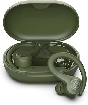 JLab Go Air Sport+ Bluetooth Sport Headphones - In-Ear Wireless, Green | Bluetooth sports headphones 35+ hours, true wireless for runners, jogging, IP55, USB-C charging case, be aware mode على Amazon.ae - متتبع الأسعار