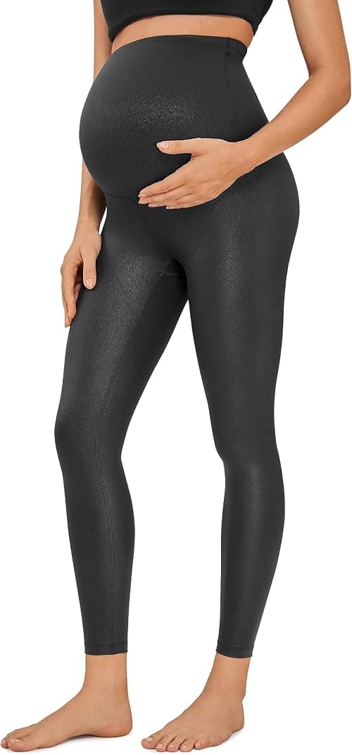 CRZ YOGA Womens Butterluxe Maternity Leggings over the Belly 25" - Buttery Soft Workout Activewear Yoga Pregnancy Pants on Amazon - Best Deal Finder
