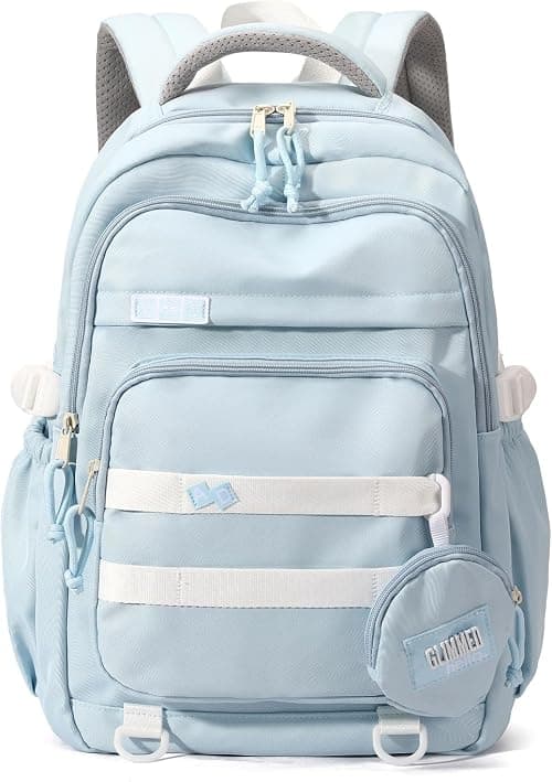 LANSHIYA Cute Aesthetic Backpack for Girls Middle School Students Bookbag Teens Solid Color Lightweight Travel Daypack on Amazon - Best Deal Finder