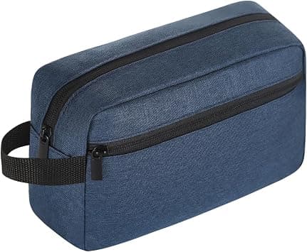 Icramsy Travel Toiletry bag Toiletry bag for women men Hanging Cosmetic bag Travel accessories for Women Men, Navy blue, 8.27in*5.9in*2.76in, Modern on Amazon - Best Deal Finder