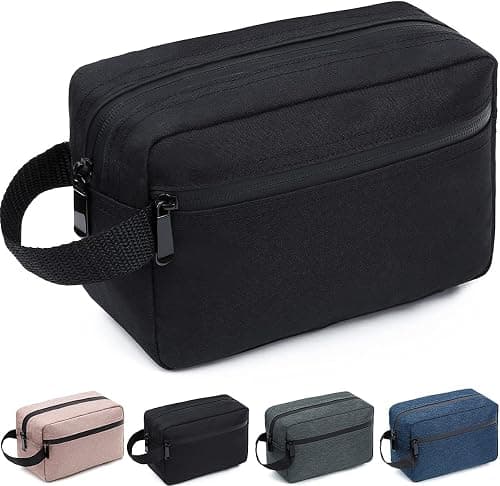 Travel Toiletry Bag for Women and Men, Shaving Bag for Toiletries Accessories, Foldable Storage Bags with Handle for Cosmetics Brushes Tools on Amazon - Best Deal Finder