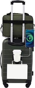 Wrangler Smart Spinner Hardside Luggage, Deep Depths, 2 Piece Set, Smart Spinner Hardside Luggage on Amazon.ae - Price Tracker